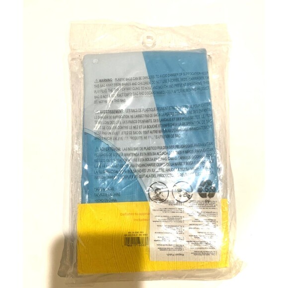 Sun Squad Inflatable Swim Tube 31" Float Blue And White Stripes NEW (SEE PHOTOS) - Picture 3 of 3